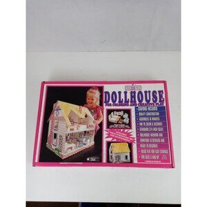 Vintage 1993 Kits For Kids Dollhouse For Coloring And Creative Play Made In USA.